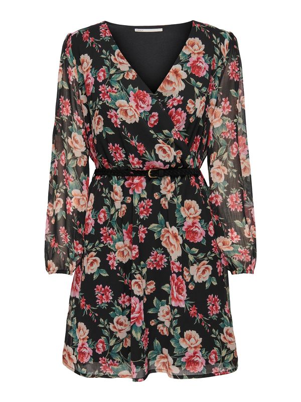 ONLY ONLY Obleka 'MEDINA'  bež / zelena / roza / črna