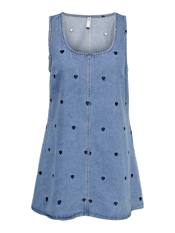 ONLY ONLY Obleka 'ONLIris'  moder denim / temno modra