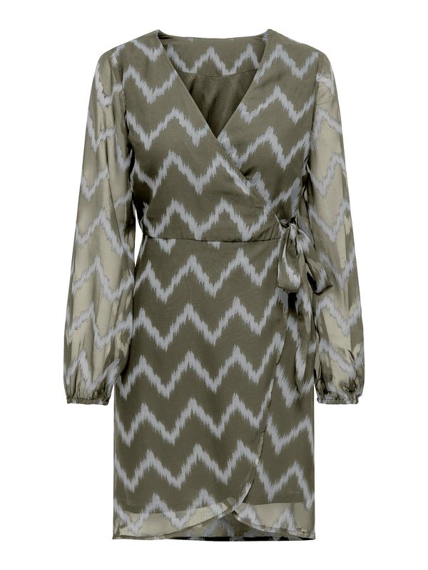 ONLY ONLY Obleka  svetlo siva / kaki