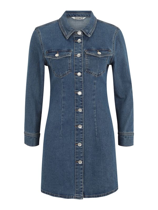 Only Petite Only Petite Dolga srajca 'ONLBELIEVE'  modra