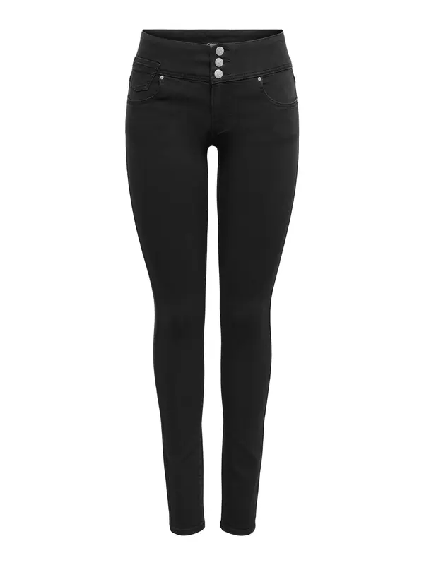 Only Petite Only Petite Kavbojke 'ONLRAIN ANEMONE'  črn denim