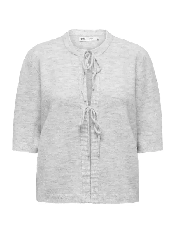 Only Petite Only Petite Pletena jopa 'ONLSIMONI'  svetlo siva