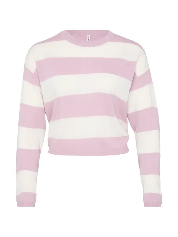 Only Petite Only Petite Pulover 'ONLDERRY'  orhideja / bela