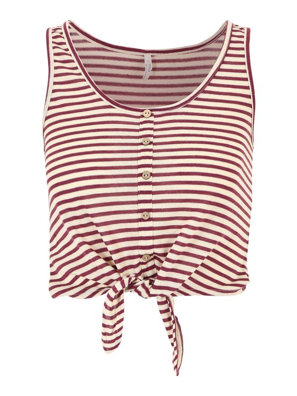 Only Petite Only Petite Top 'CANNES'  bež / jagoda