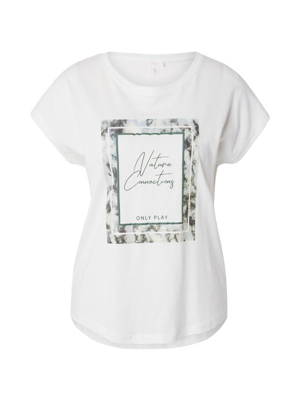 ONLY PLAY ONLY PLAY Funkcionalna majica 'ONPAUB-ARI'  svetlo siva / žad / pastelno zelena / bela