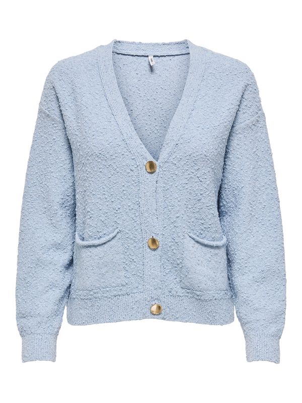 ONLY ONLY Pletena jopa 'ONLALVILDA'  svetlo modra