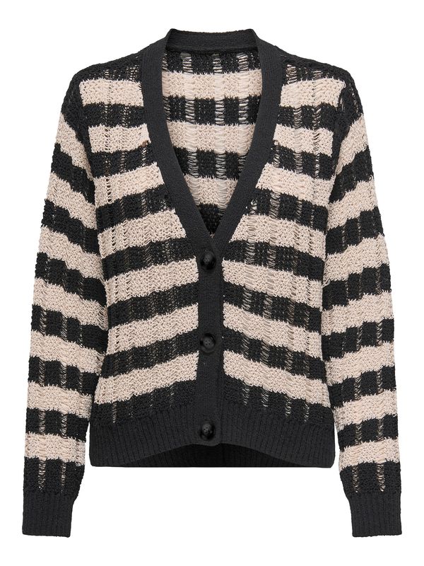 ONLY ONLY Pletena jopa 'ONLCAPRI'  bež / črna