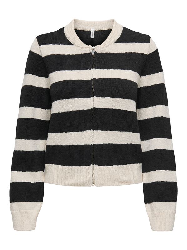 ONLY ONLY Pletena jopa 'ONLTHORA'  kit / črna