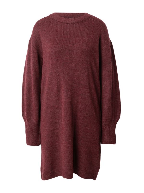 ONLY ONLY Pletena obleka 'ONLJada'  vinsko rdeča