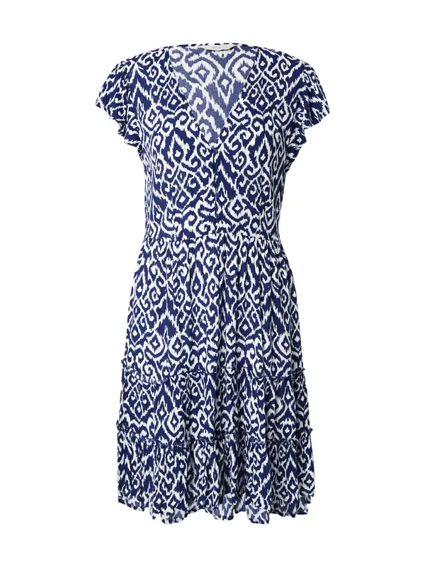 ONLY ONLY Poletna obleka 'ONLClaudette'  temno modra / bela