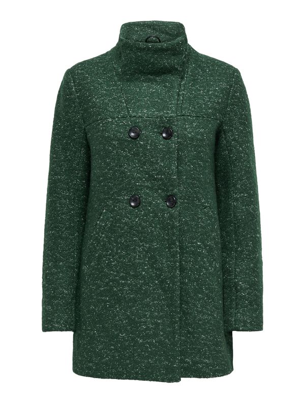 ONLY ONLY Prehoden plašč 'ONLNewsophia'  srebrno-siva / temno zelena