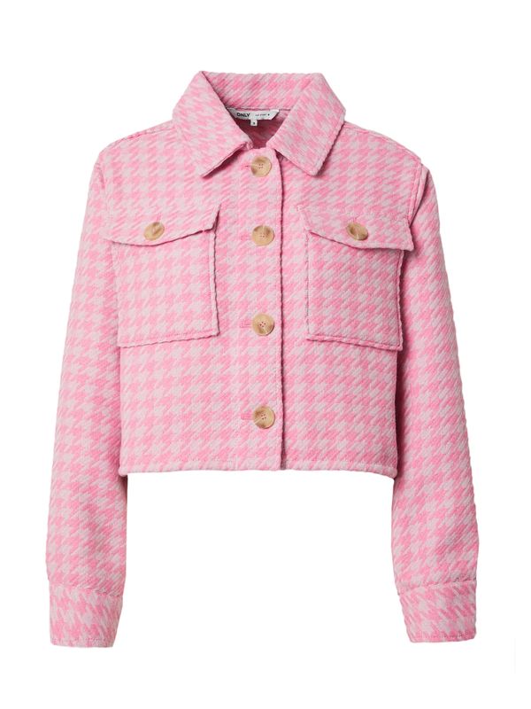 ONLY ONLY Prehodna jakna 'KIMMIE'  pitaja / pastelno roza