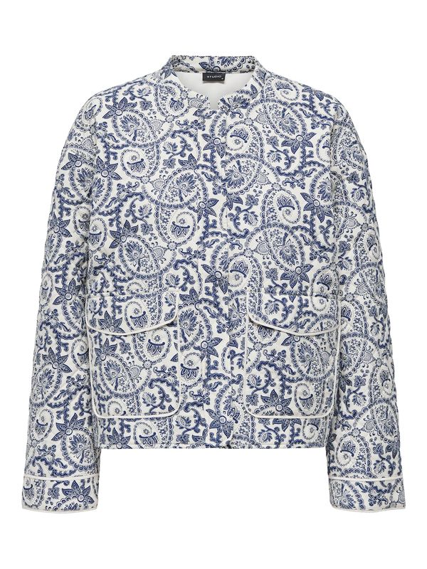 ONLY ONLY Prehodna jakna  modra / bela