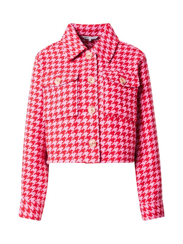 ONLY ONLY Prehodna jakna 'ONLKIMMIE'  roza / živo rdeča