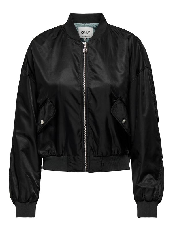 ONLY ONLY Prehodna jakna 'ONLTATJANO'  črna / bela