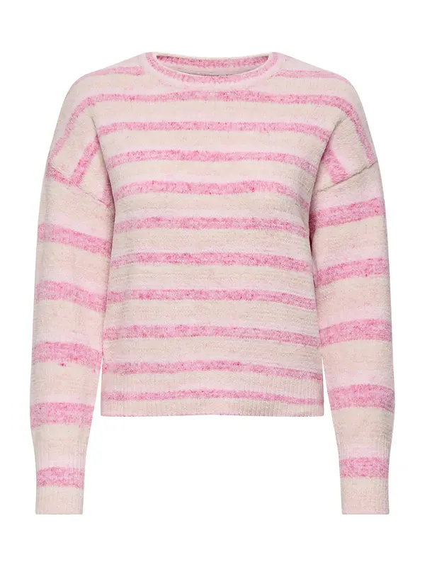 ONLY ONLY Pulover 'ONLJOHANNA'  pesek / magenta
