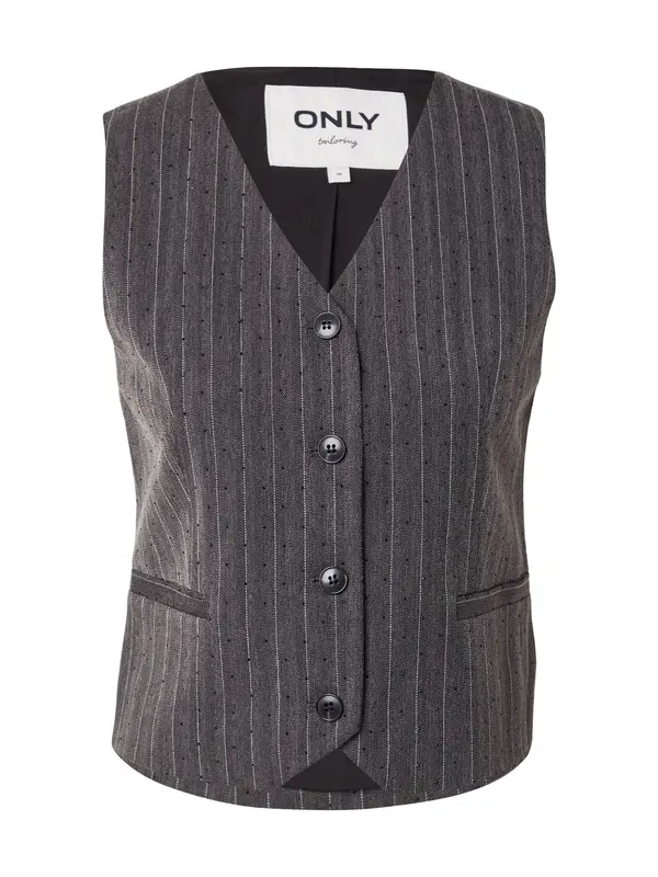 ONLY ONLY Telovnik 'ONLSIGA'  temno siva / bela
