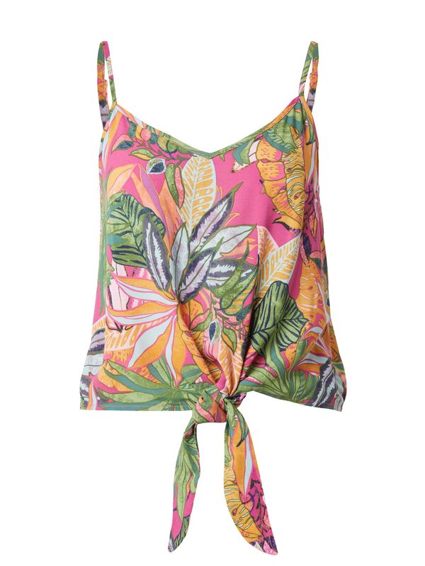 ONLY ONLY Top 'NOVA'  večbarvno zelena / lila / temno oranžna / svetlo roza