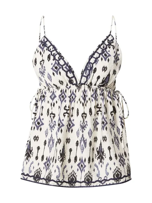 ONLY ONLY Top 'ONLELANOR'  marine / črna / bela