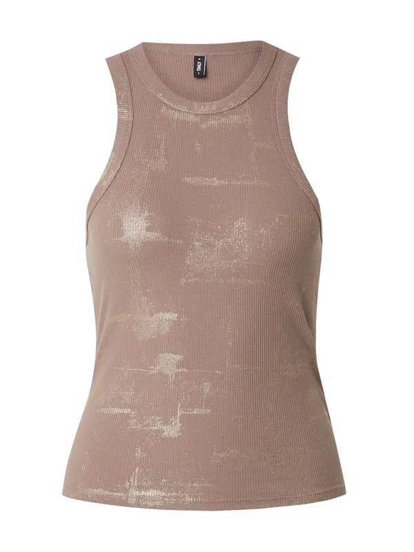 ONLY ONLY Top 'ONLISLA'  rjava / zlata