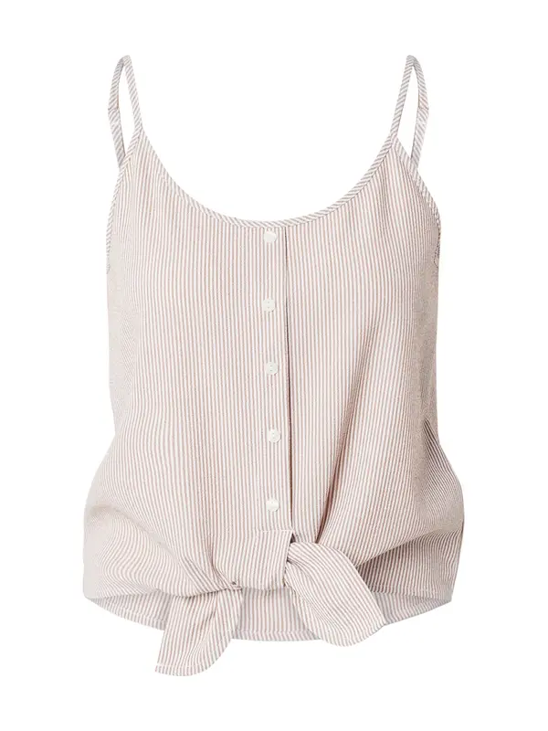 ONLY ONLY Top 'ONLLECEY'  rjava / bela