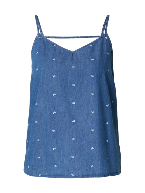 ONLY ONLY Top 'ONLNOVA AZURE'  moder denim / bela