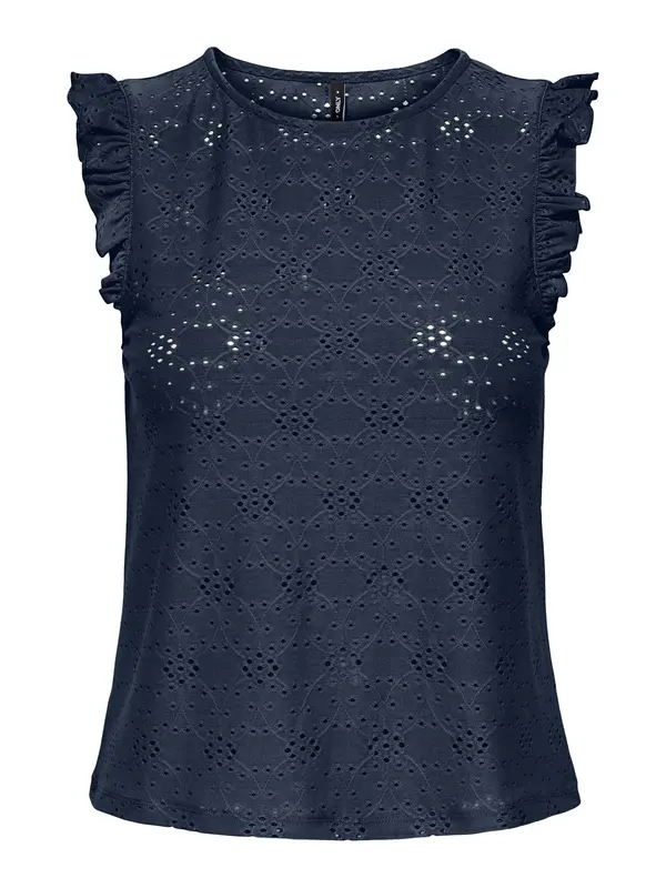 ONLY ONLY Top 'ONLSMILLA'  temno modra