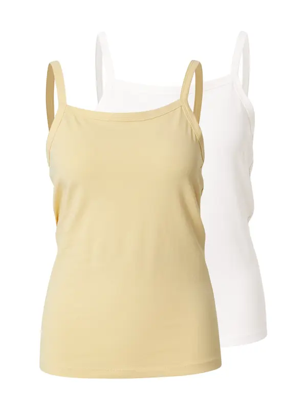 ONLY ONLY Top 'ONLSOFIE'  pastelno rumena / bela