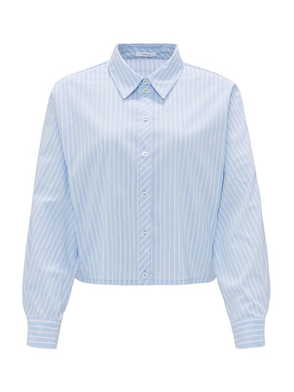 OPUS OPUS Bluza 'Faletti'  svetlo modra / bela