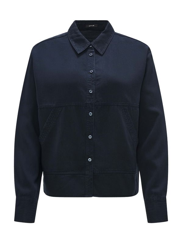 OPUS OPUS Bluza 'Fjuri'  temno modra