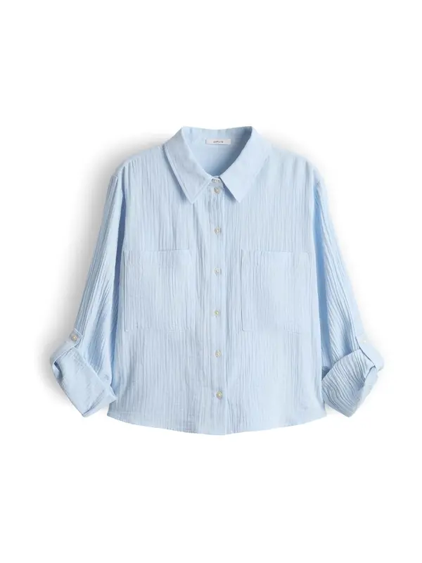 OPUS OPUS Bluza 'Fralea'  pastelno modra