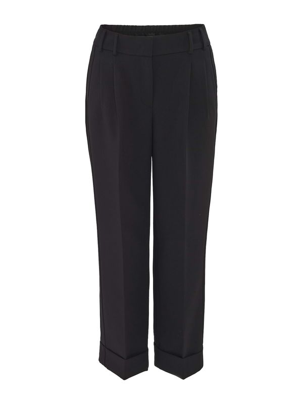 OPUS OPUS Hlače na rob 'Mallon'  črna