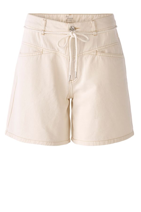 OUI OUI Hlače  volneno bela