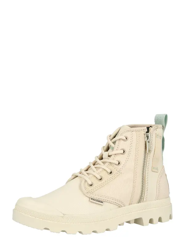Palladium Palladium Gležnarji z vezalkami 'Pampa Detroit'  bež / kremna