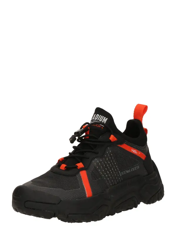 Palladium Palladium Nizke superge  svetlo siva / oranžno rdeča / črna