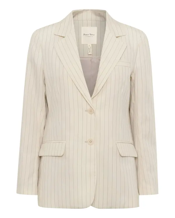 Part Two Part Two Blazer 'PWNikoleta'  črna / jajčna lupina