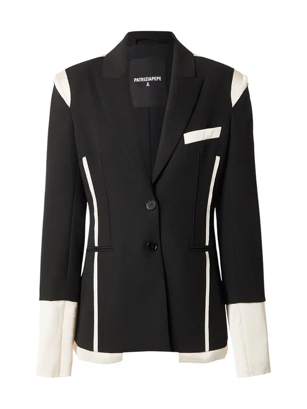 PATRIZIA PEPE PATRIZIA PEPE Blazer 'GIACCA'  svetlo bež / črna