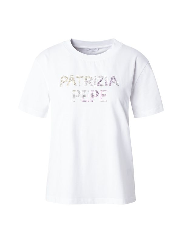 PATRIZIA PEPE PATRIZIA PEPE Majica 'MAGLIA'  rumena / lila / bela