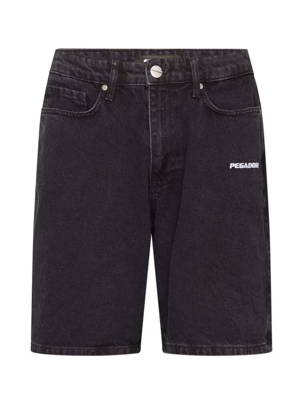 Pegador Pegador Kavbojke 'EARL'  črn denim / bela