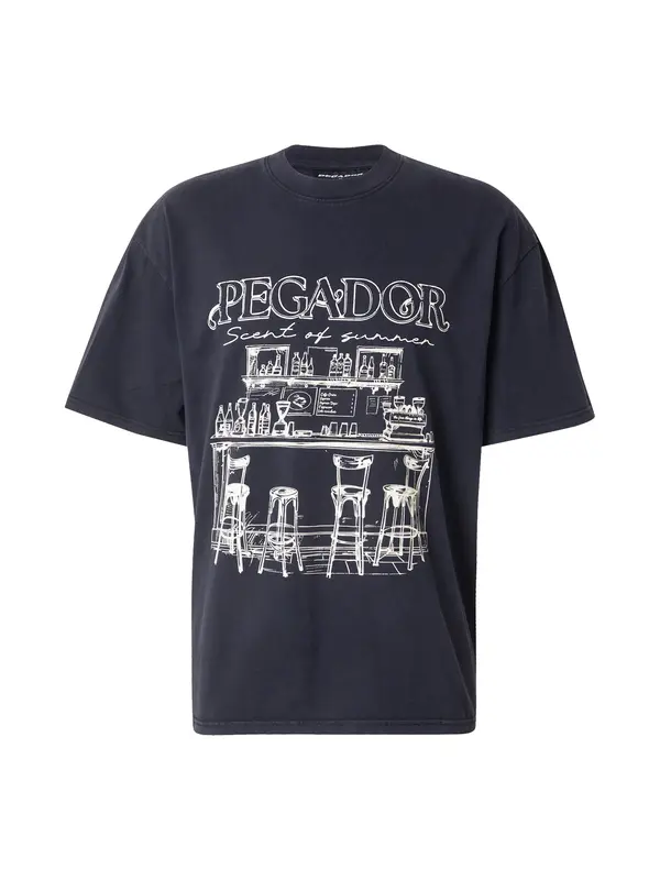 Pegador Pegador Majica 'Barno'  črna / off-bela