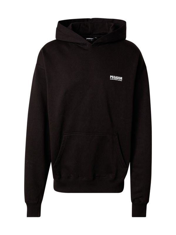 Pegador Pegador Majica 'Clinton'  črna / bela