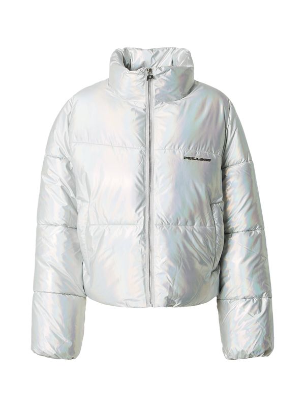 Pegador Pegador Prehodna jakna 'SUGAR FUTURE PUFFER JACKET CHROME'  srebrna