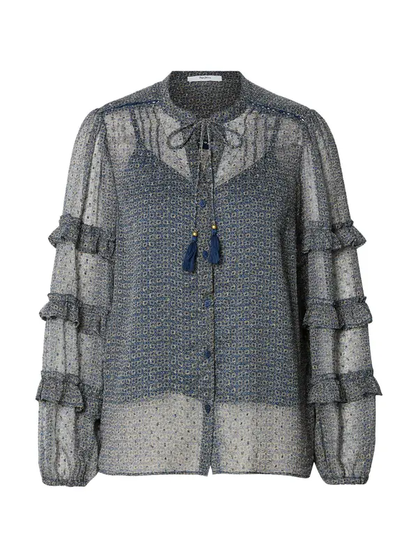 Pepe Jeans Pepe Jeans Bluza 'AMBER'  mornarska / mokka / bela