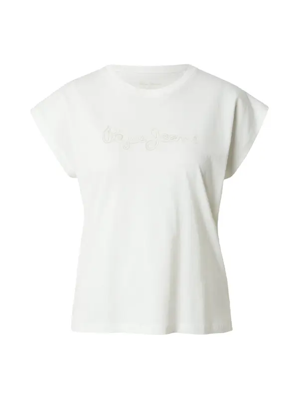 Pepe Jeans Pepe Jeans Majica  bež / bela