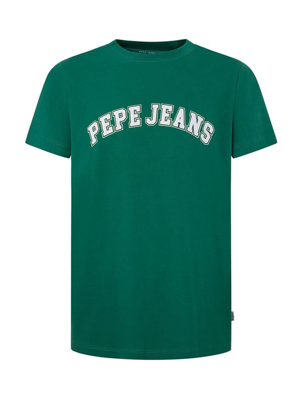 Pepe Jeans Pepe Jeans Majica 'CLEMENT'  zelena / bela