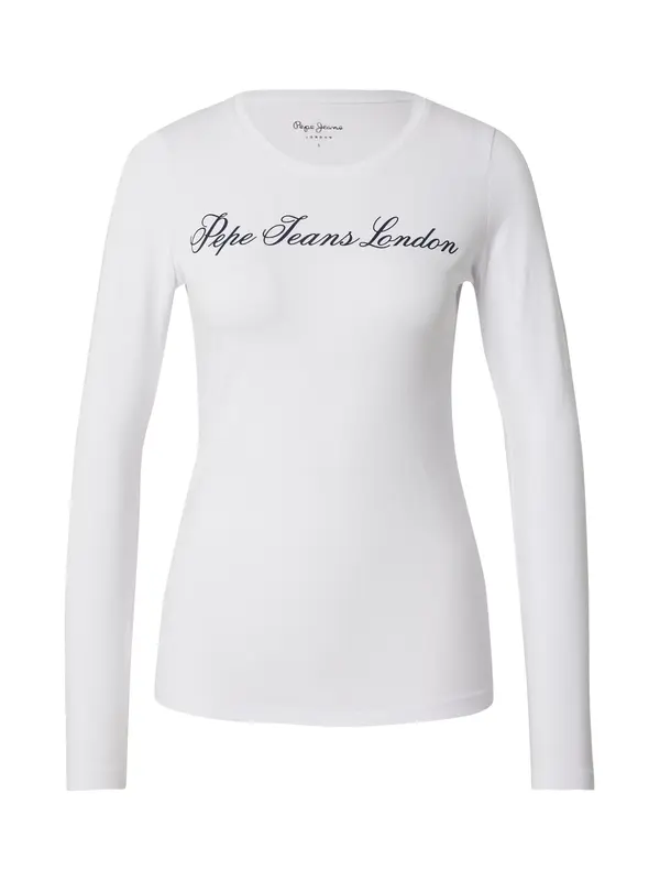 Pepe Jeans Pepe Jeans Majica  črna / bela