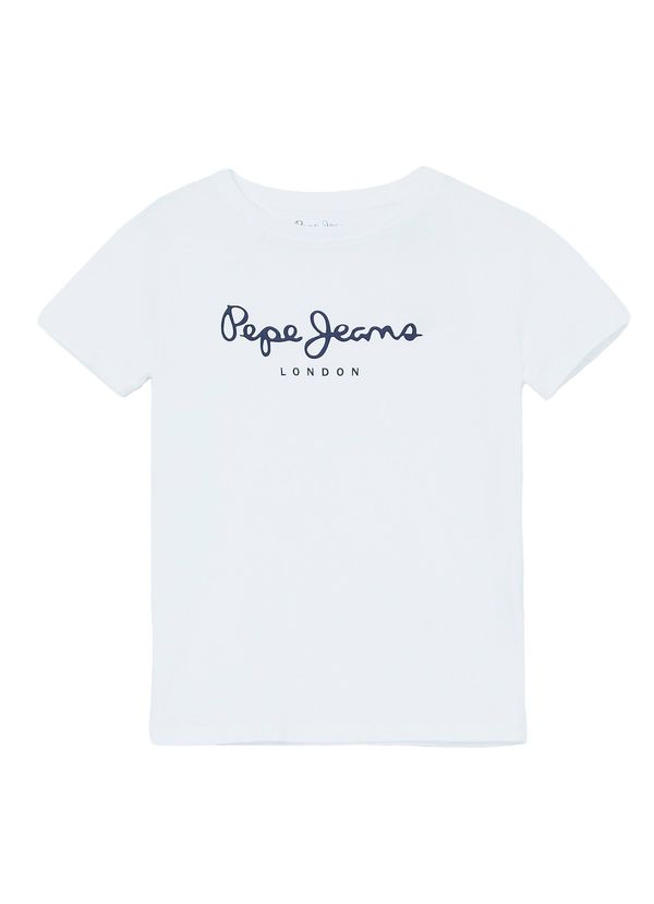 Pepe Jeans Pepe Jeans Majica  črna / bela