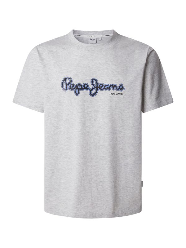 Pepe Jeans Pepe Jeans Majica 'Dorian'  modra / nočno modra / svetlo siva