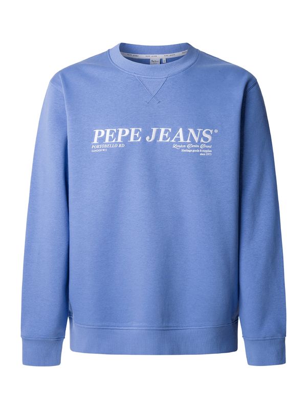 Pepe Jeans Pepe Jeans Majica 'DYLAN'  moder denim / bela
