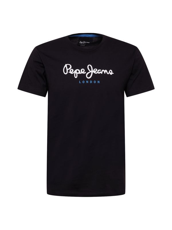 Pepe Jeans Pepe Jeans Majica 'Eggo'  modra / črna / bela